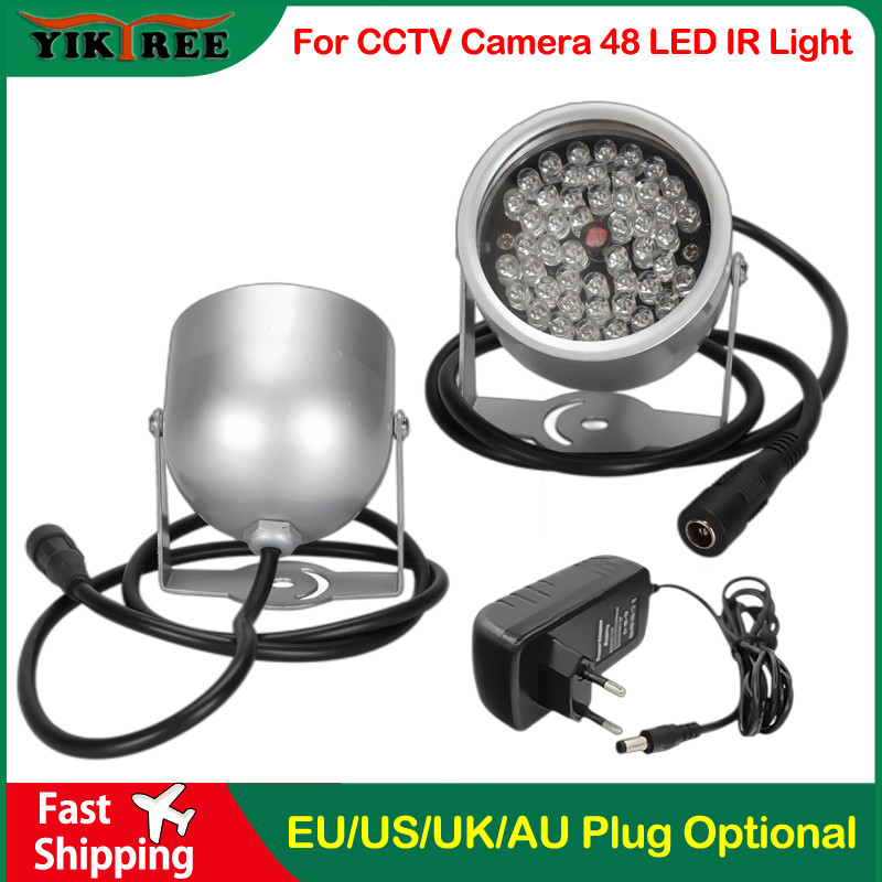Jual Invisible illuminator infrared 60 Degree 48 LED IR Lights for ...