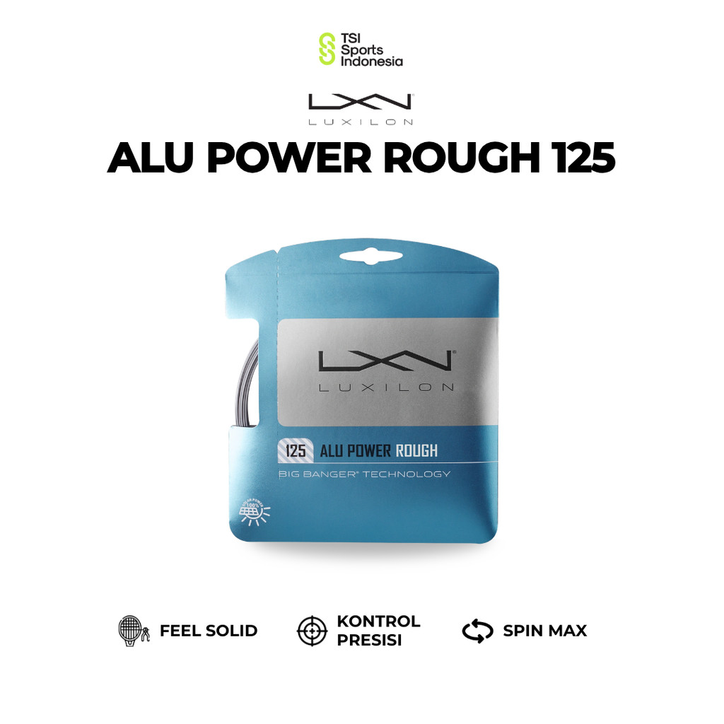 Jual Senar Tenis Luxilon ALU Power Rough 125 / 16L String Big Banger ...
