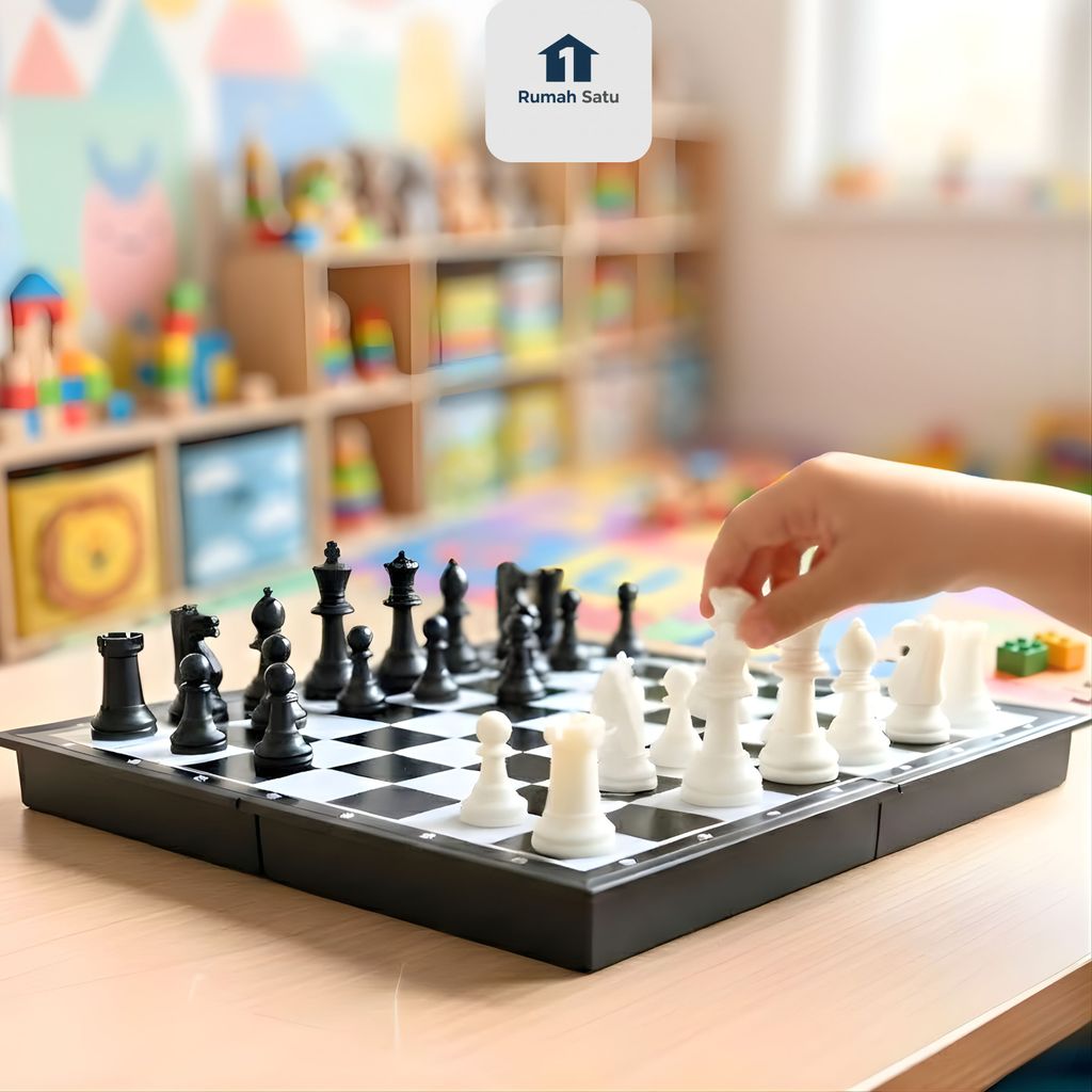 Jual RUMAHSATU - (LJ1082) MAINAN MAGNETIC CHESS CATUR | Shopee Indonesia