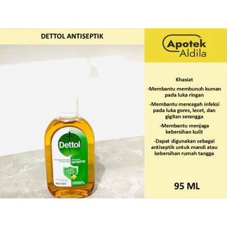 DETTOL ANTISEPTIK 95 ML UNTUK CAIRAN ANTISEPTIK KUMAN