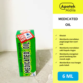 MEDICATED OIL WINTER 6 ML UNTUK MEREDAKAN PUSING DAN MASUK ANGIN