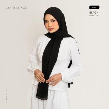 Khayla Indonesia Segiempat Rasa Pashmina Voal Arabian Candy Shawl Kerudung Segi Empat