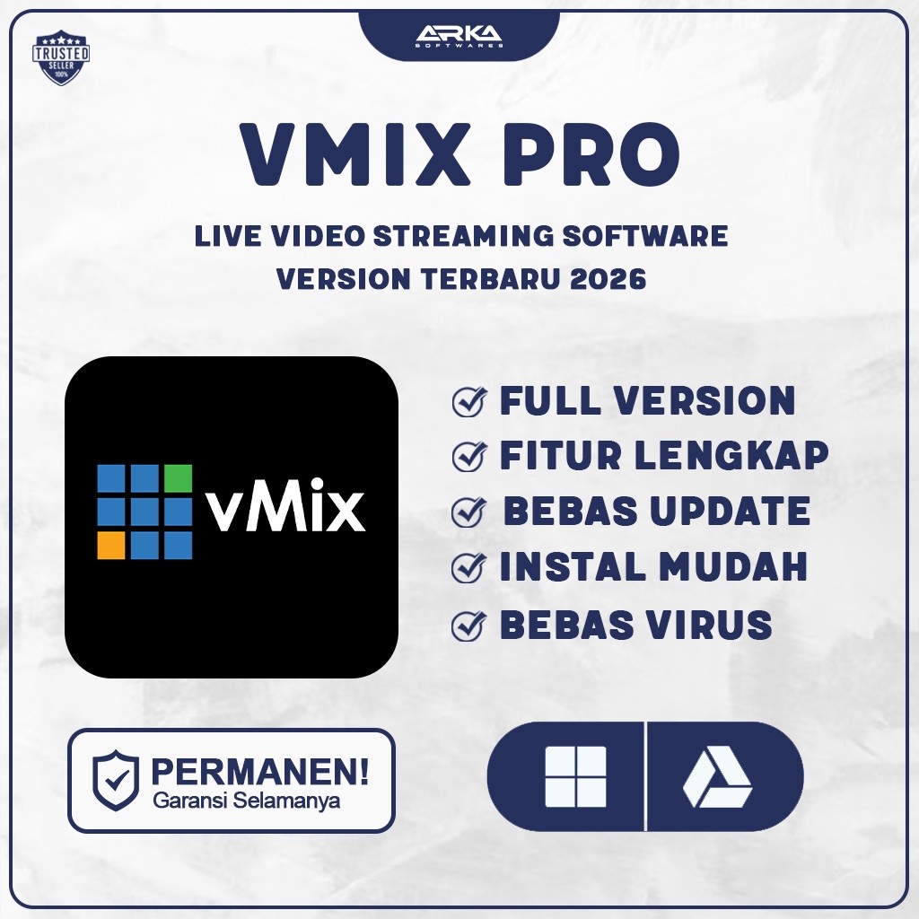 Jual vMix Pro 28 Full Version Lifetime Windows Software Live Streaming ...
