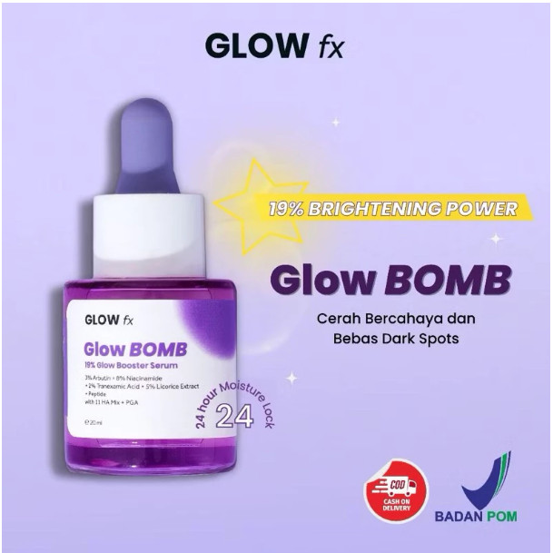 Jual GLOW FX Glow fx Serum Series | Glow Bomb Serum | Acne Pure Serum ...
