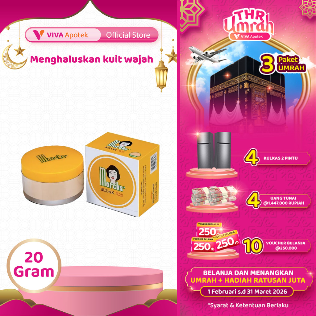 Jual Marcks Invisible Bedak Tabur (20 Gram) | Shopee Indonesia