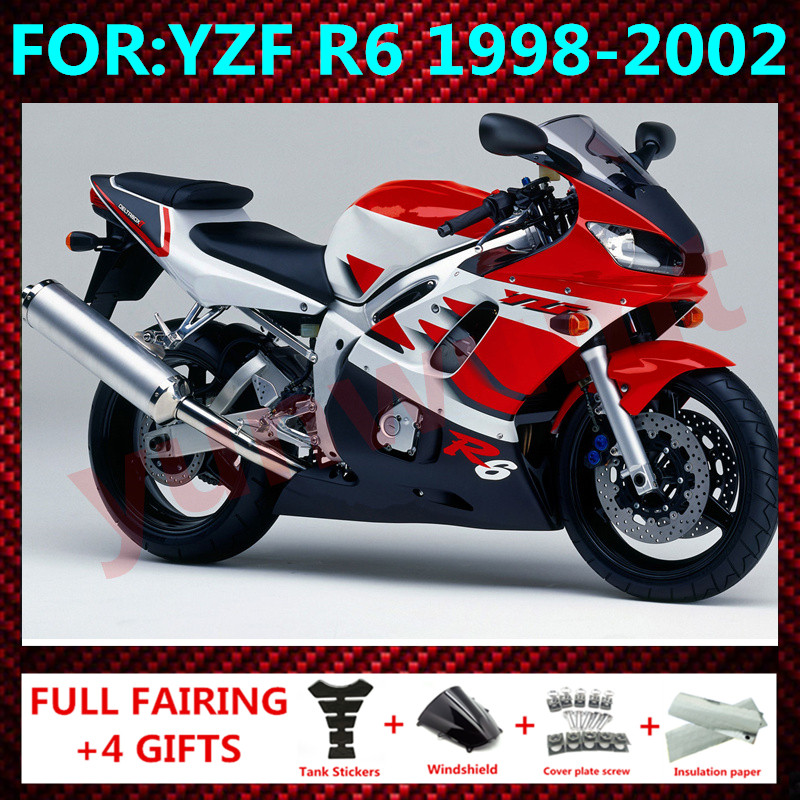 Jual Kit fairing motor cocok untuk YAMAHA YZF R6 98 99 00 01 02 plastik ...