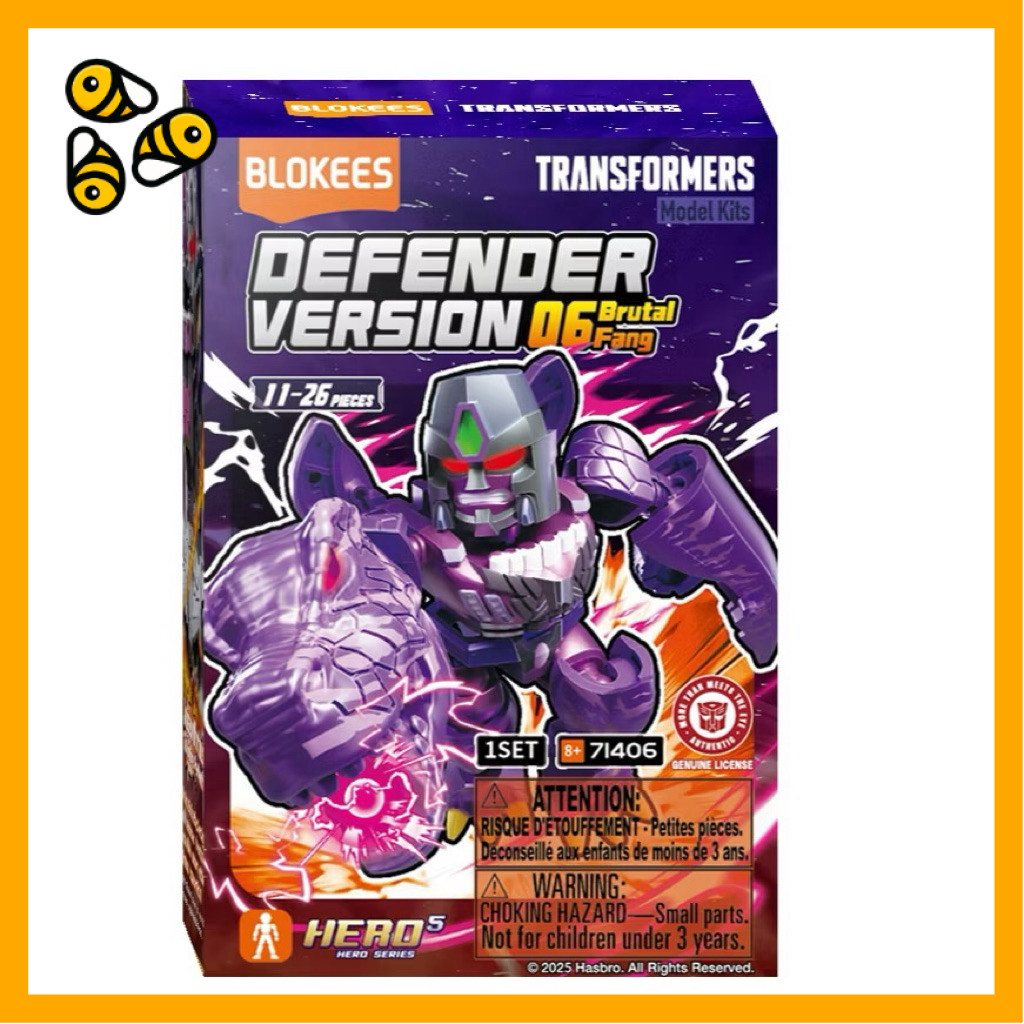 Jual Blokees Transformers Defender Version 06 Brutal Fang | Shopee ...