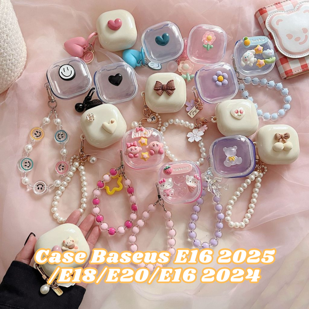Jual Soft Case Baseus E16 UPGRADED E18 E20 Casing Transparan Aesthetic ...