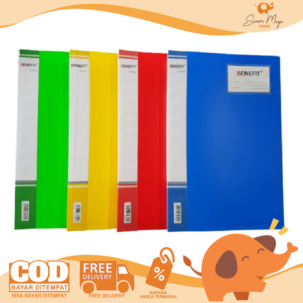 Jual Benefit Clear Holder 20 Sheet CH-820 F4 / Folder File / Clear ...