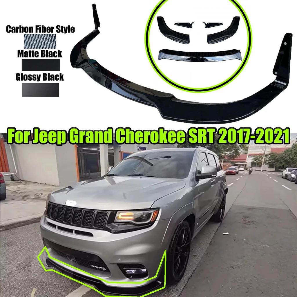 Jual Car Front Bumper Lip For Jeep Grand Cherokee Trackhawk 2018-2021 ...
