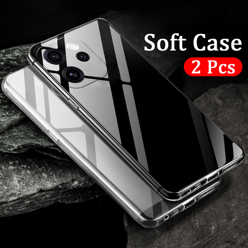 Jual 2 Pieces for OPPO Reno 15F 15Pro Case Soft Transparent Anti ...