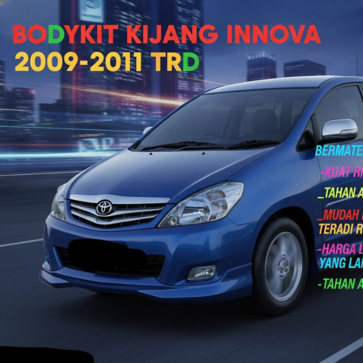 Jual cicilan 0% bodykit kijang Innova 2009 2010 2011 trd body kit ...