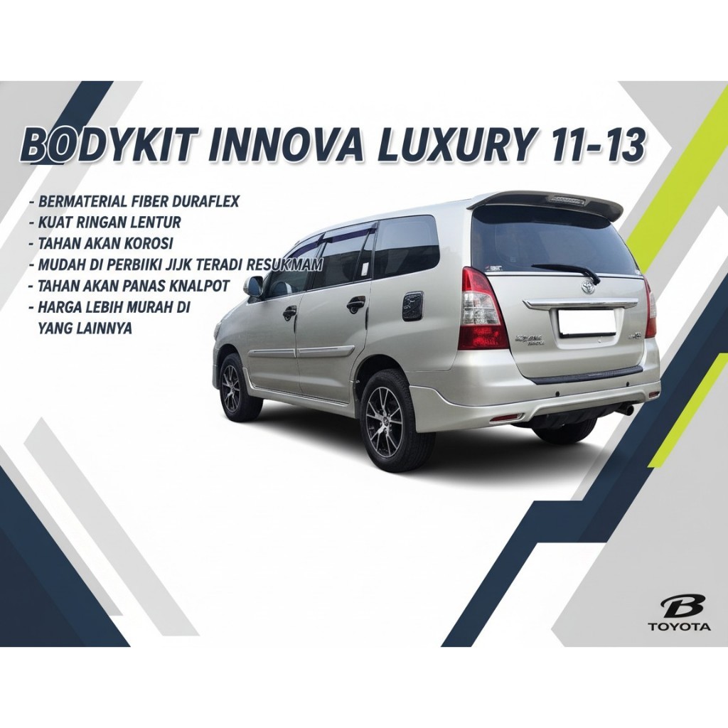 Jual bodikit bodykit kijang innova 2009 2010 2011 body kit innova ...