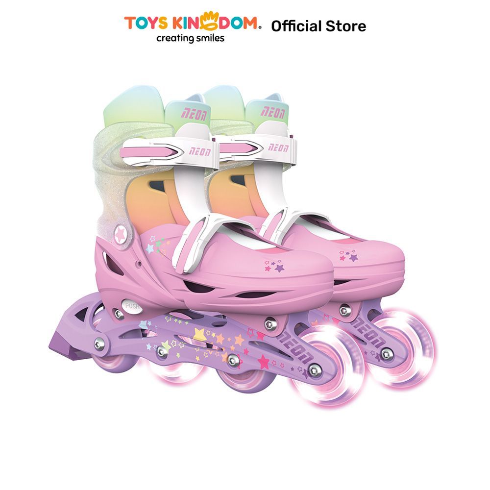 Jual Toys Kingdom Neon Ukuran 34-37 Sepatu Roda Combo Rainbow Sepatu ...