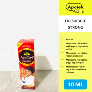 FRESHCARE STRONG 10 ML UNTUK MINYAK ANGIN AROMATERAPI EKSTRA PANAS