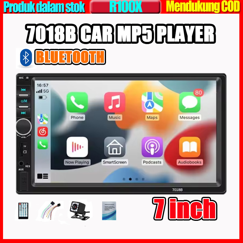 7018B/7020 7 Inch Head Unit Double Din Bluetooth Audio Car MP3 MP5 Player In Touch Screen Radio