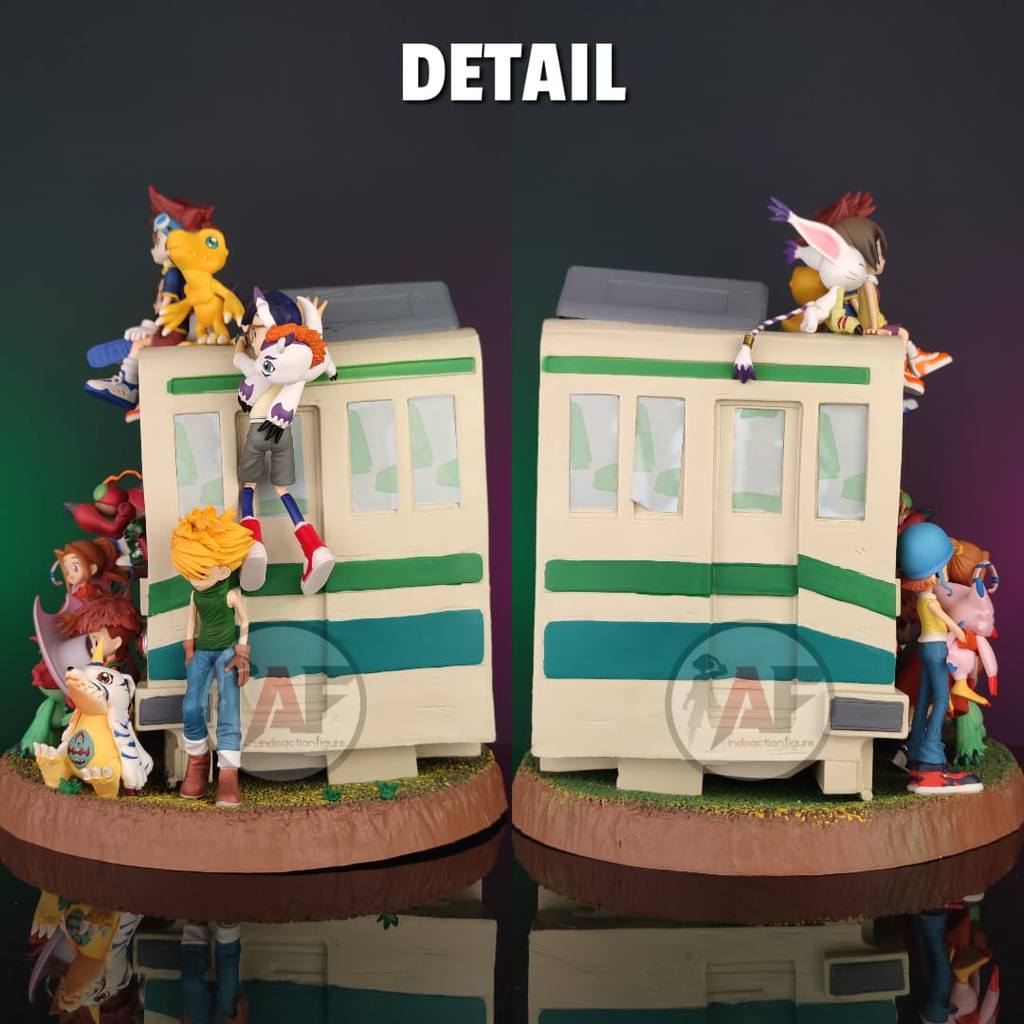 Jual Statue Action Figure Digimon Family Adventure by WASP Studio