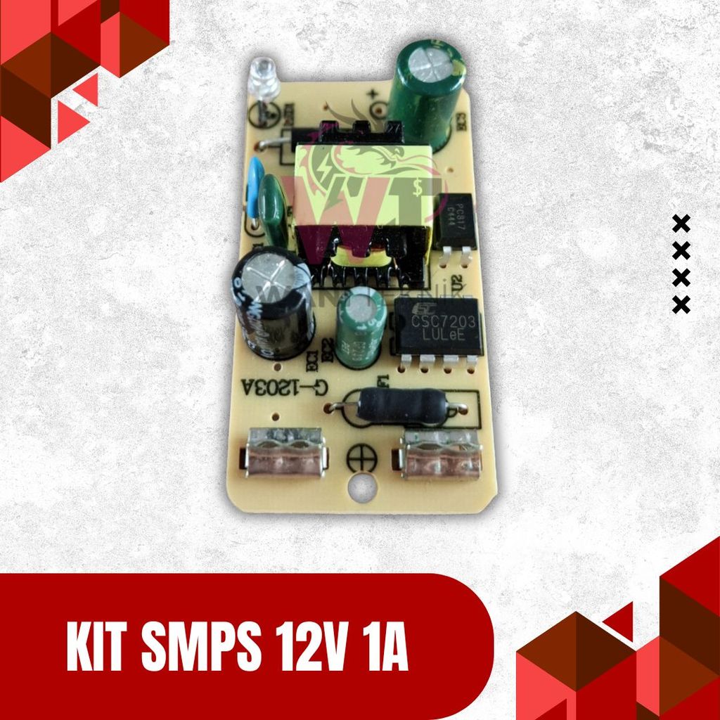 Jual Modul SMPS 12V 1A Kit Adaptor 12 Volt 1 Amper Input 220V 240V AC ...