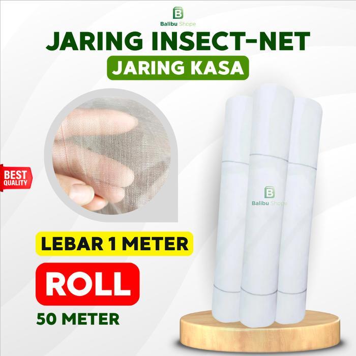 Jual Jaring Insect-Net Putih | Lebar 1 Meter | Jaring Kasa | ROLL 50 ...
