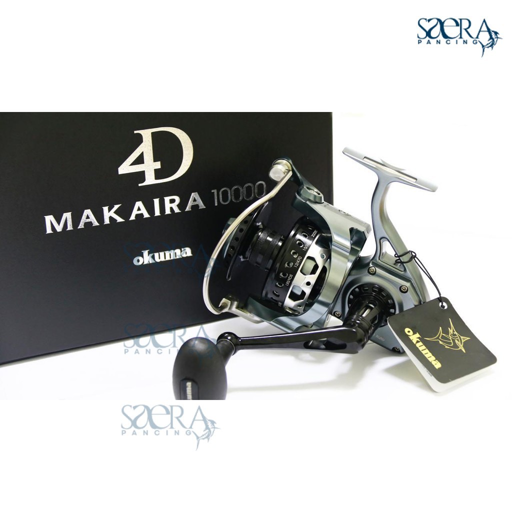 harga reel okuma makaira Saltwater Spinning Reels Okuma Makaira Lever Drag Reels was constructed with Design Okuma Makaira Special Edition 2-Speed