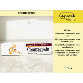 COUNTERPAIN BALM 15 G UNTUK NYERI OTOT, NYERI SENDI DAN KESELEO