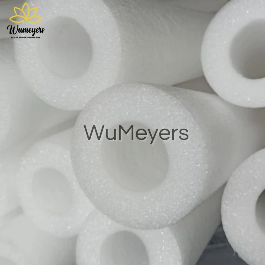 Jual WM FOAM BUSA BULAT DEKORASI 2METER ELASTIS WARNA PUTIH - GABUS ...
