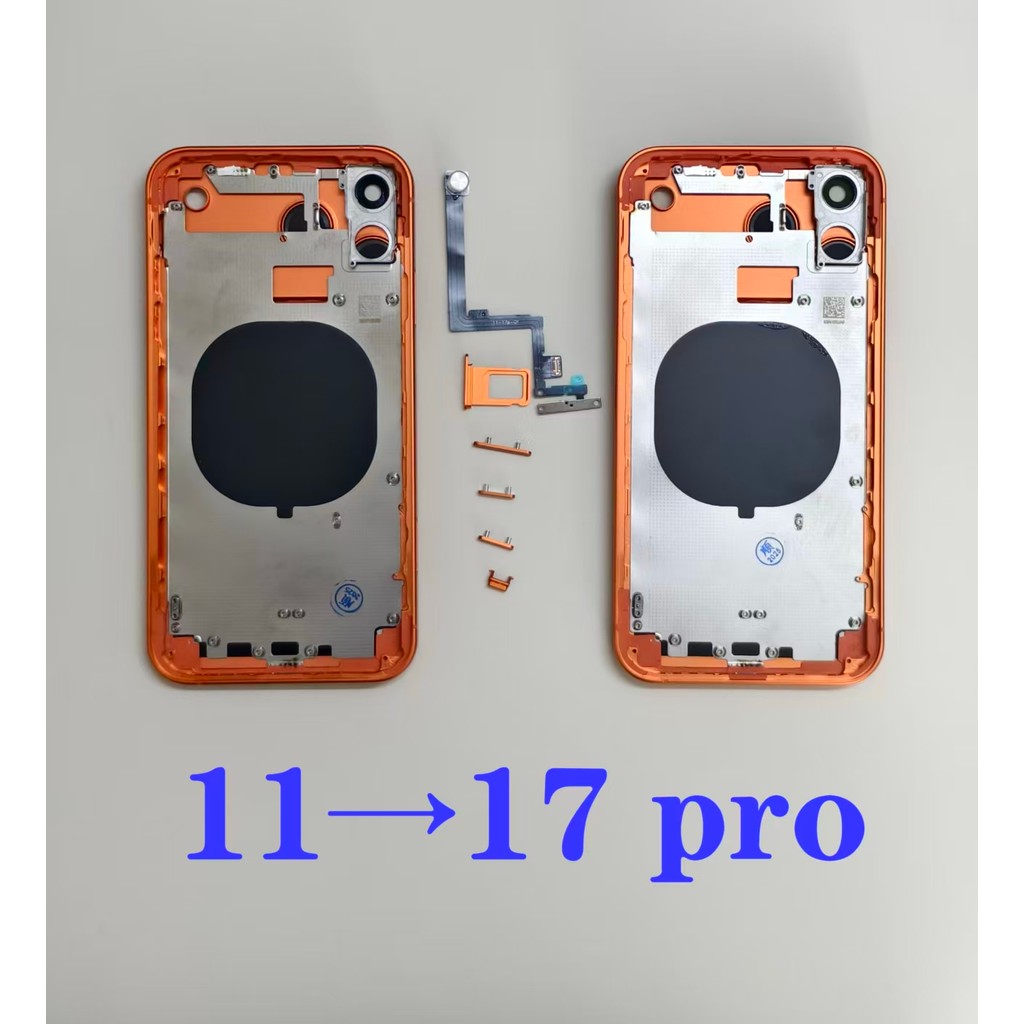 Jual Full Assemble Titanium Flat Diy housing For iPhone 11 to 17 Pro ...