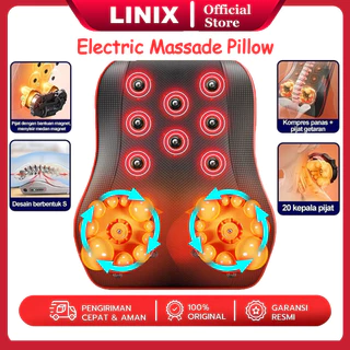 Alat Pijat Punggung / Pijat Bahu Dan Tulang Belakang Leher Multifungsi / Bantal Pijat Elektrik