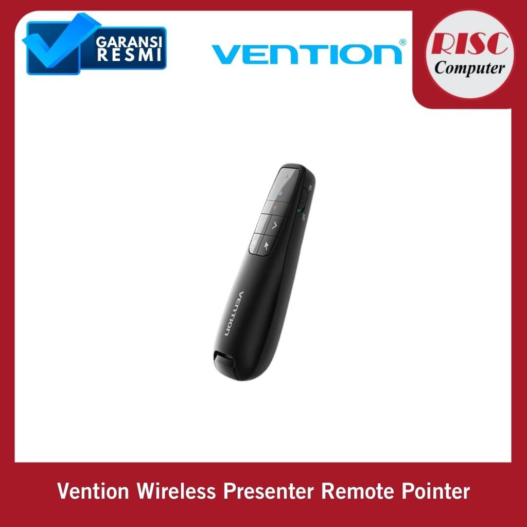 Jual Vention KQP Wireless Presenter Remote Pointer Rechargeable Green ...