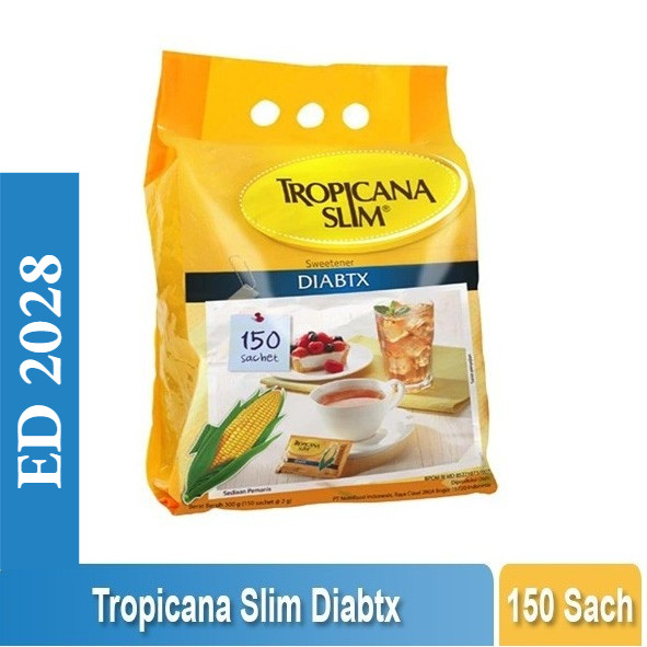 Gula diabetes Tropicana Slim isi 150, 100, 50, 25 Sachet Repack Tropicana Slim DIABTX