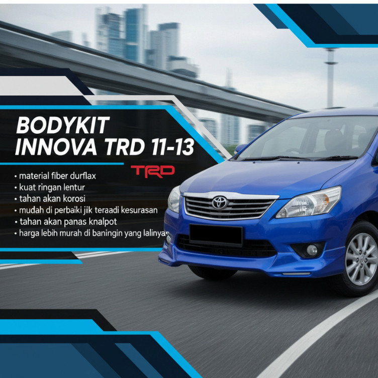 Jual bodikit BODYKIT kijang innova trd2 2011-13 BODY KIT KIJANG INNOVA ...