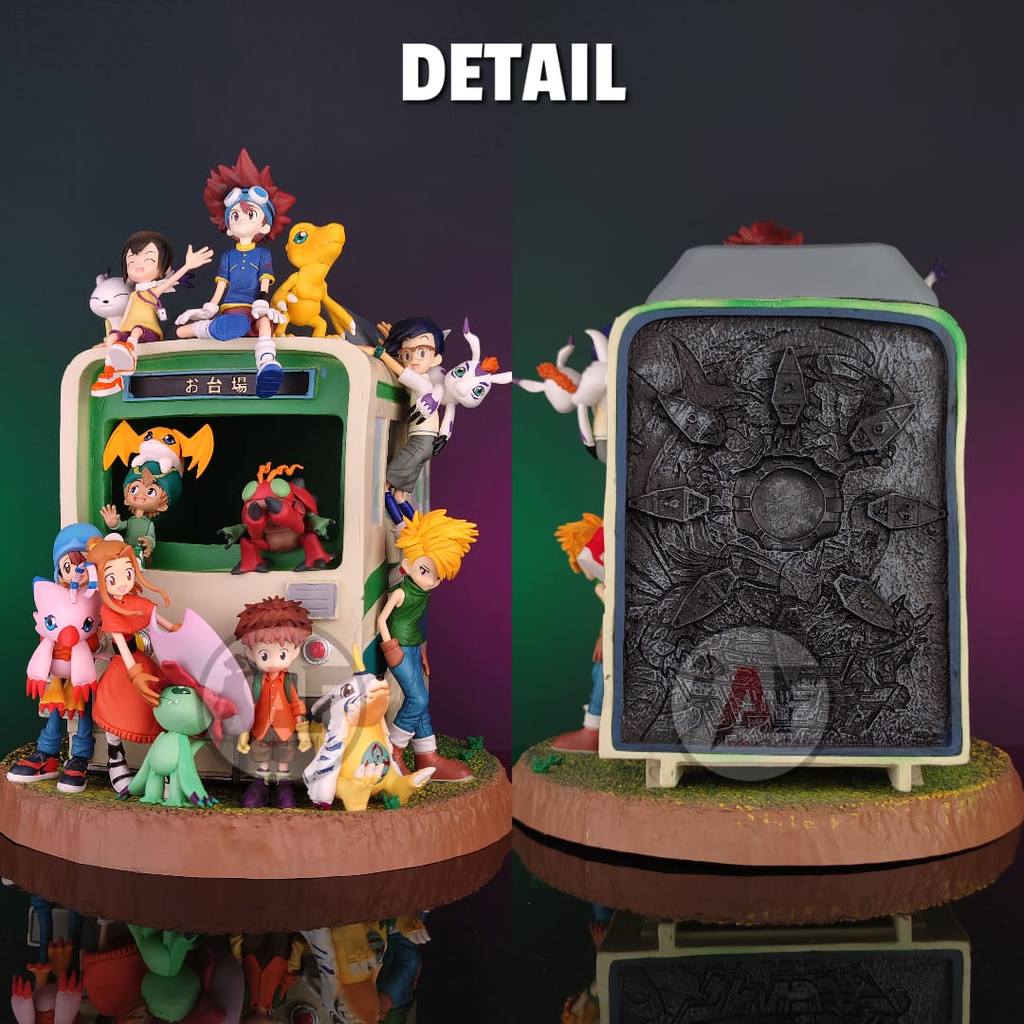 Jual Statue Action Figure Digimon Family Adventure by WASP Studio
