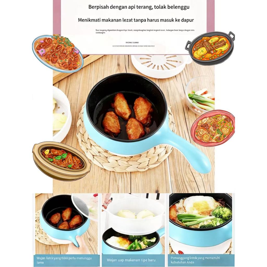 Jual ROUTE (BISA COD) POT Listrik Panci Listrik Serbaguna 1.2L - Panci ...