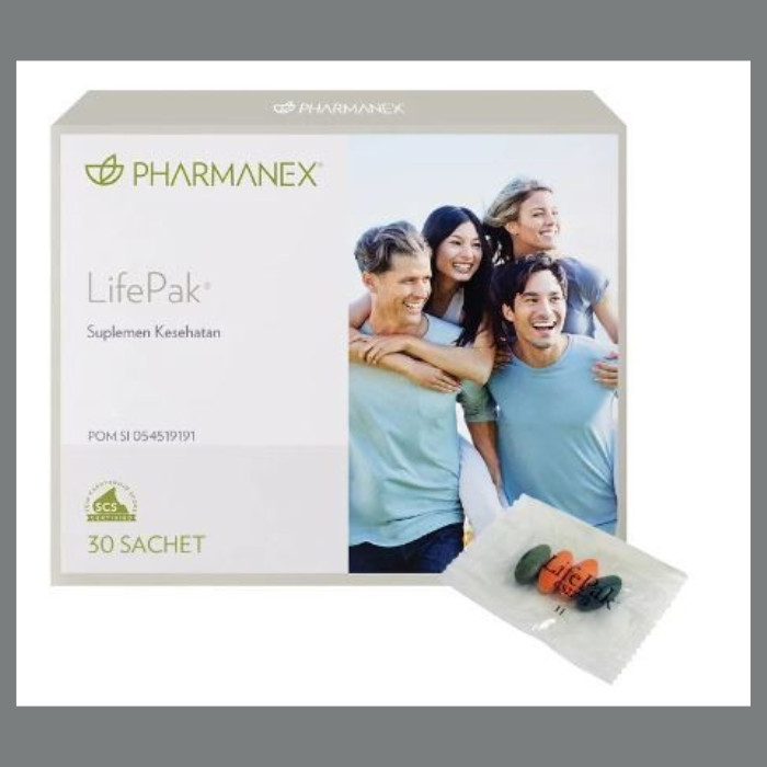 Jual 1 Box Suplemen Warna Warni Lifepack Lifepak Multivitamin TRME TWS ...