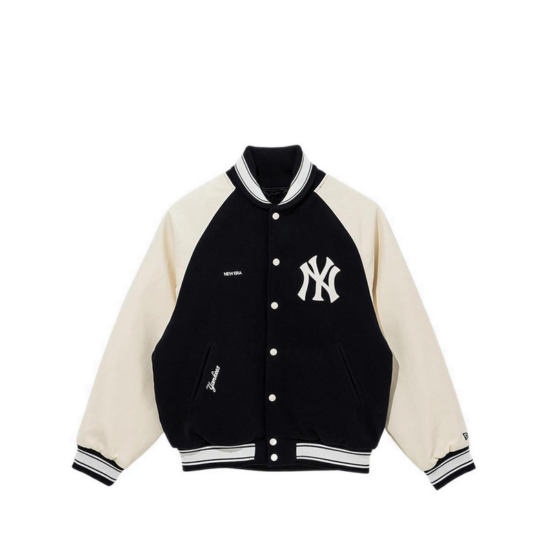 Jual New Era Mlb Raglan Varsity Los Angeles Dodgers Men's Jacket - Dark ...