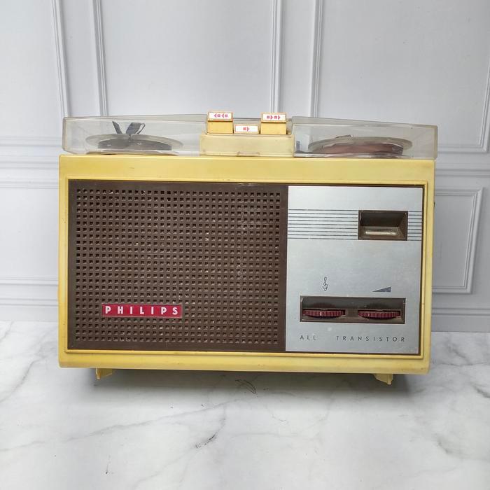 Jual 1963 Philips EL 3586 Portable Tape Recorder Vintage | Shopee Indonesia