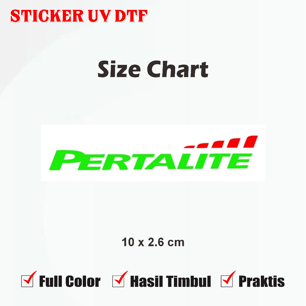 Jual Stiker Pertalite Pertamina Bodi Motor Glossy Sticker Motor LV/Up ...