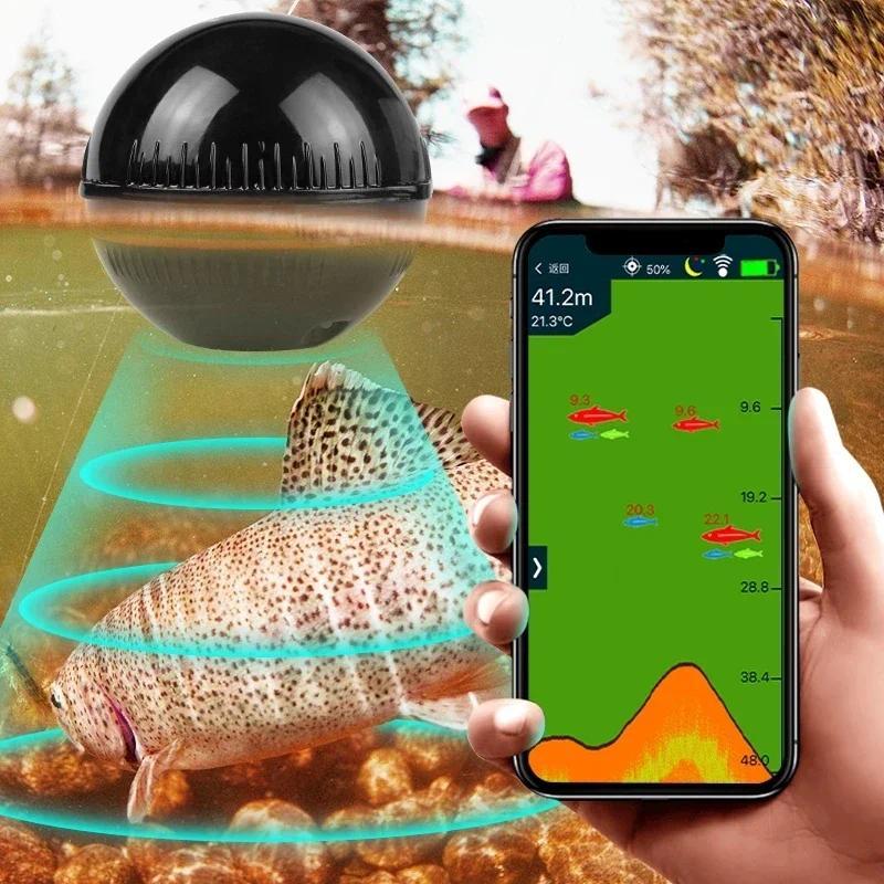 Jual new XA02 Portable Sonar Sensor Depth Detector Alarm Bluetooth ...