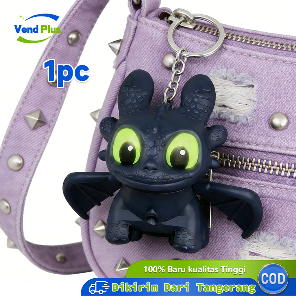 Jual Toothless Action Figure Gantungan Kunci Toothless Nightfury How to ...