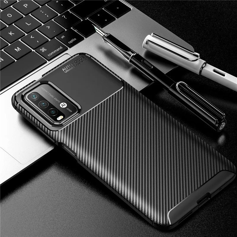 Jual XIAOMI REDMI 9T CASE CARBON AUTOFOCUS SLIM ARMOR PROTECTION ...