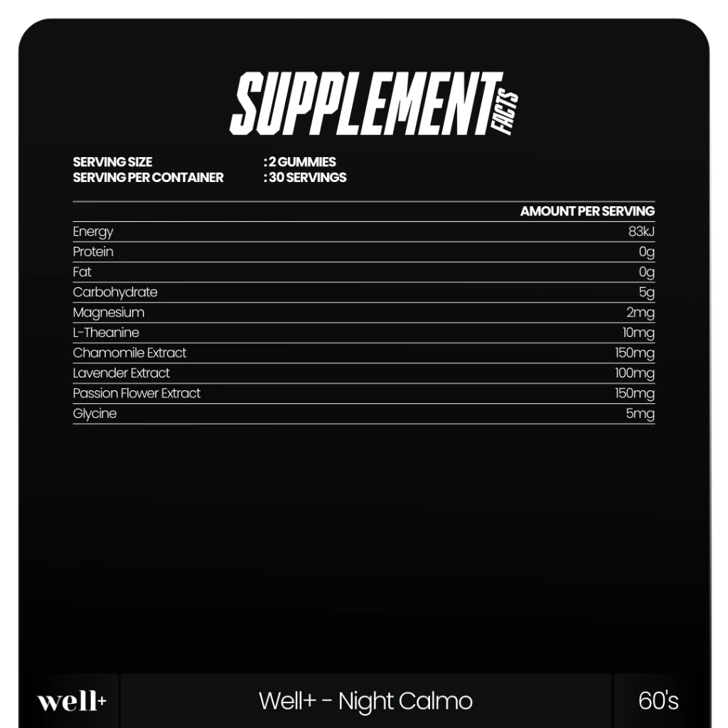 Well+ Night Calmo - Multiberry 60s - Suplemen Tidur Nyenyak & Anti Overthinking - foto 1