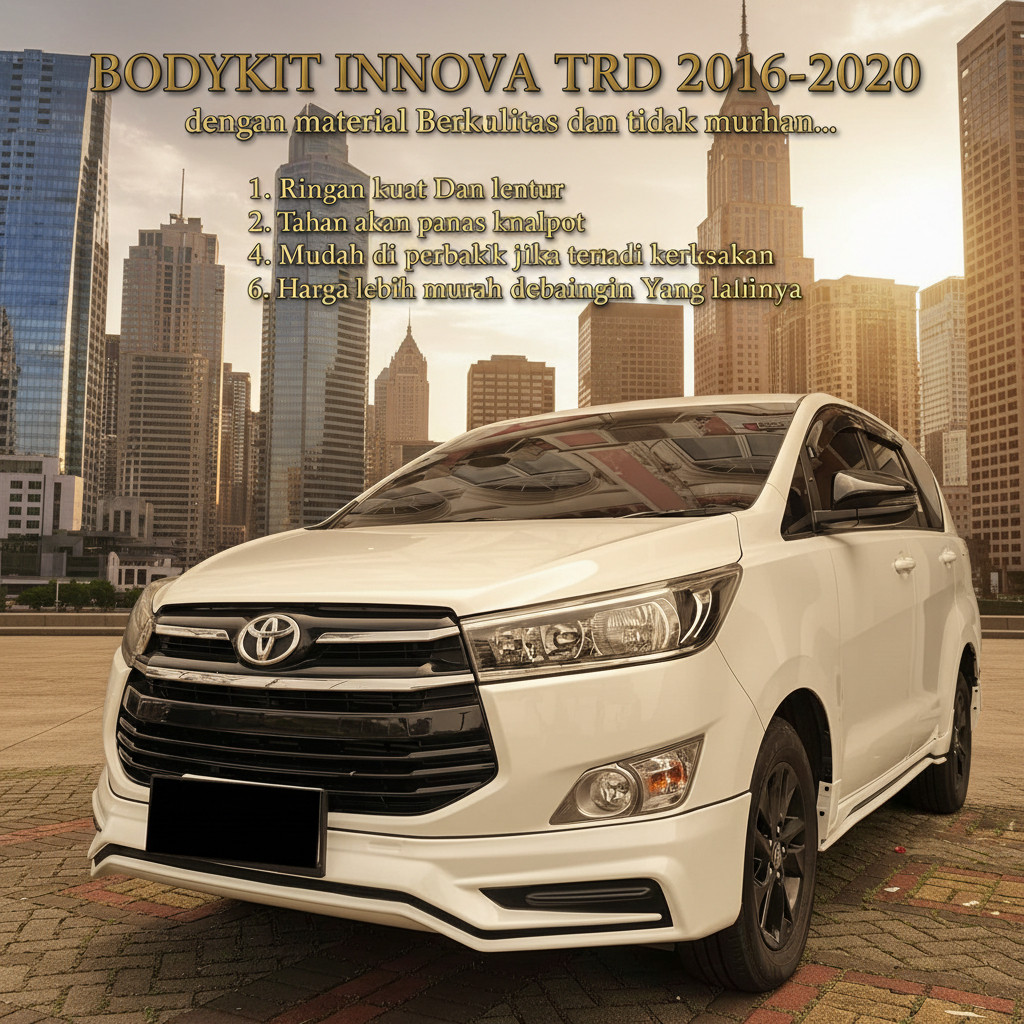Jual bodikit bodykit kijang innova reborn trd 2016 2017 2018 2019 2020 ...