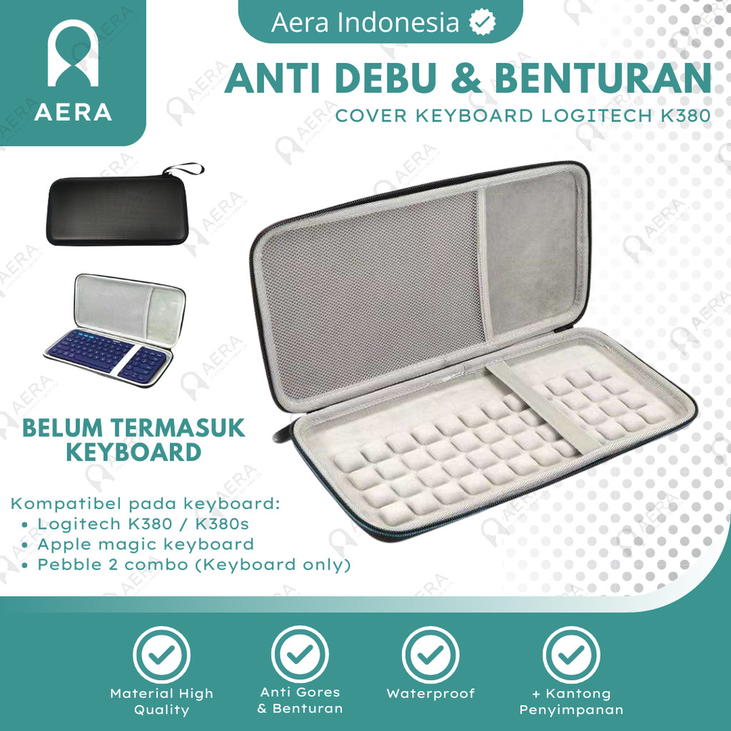 Jual Hard Case Logitech K380 K380s Keyboard Eva Cover Hardcase Tas ...