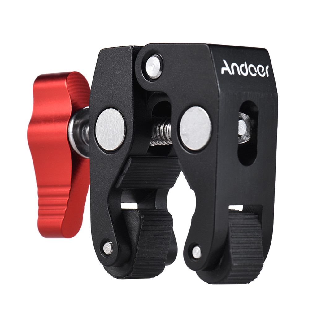 Jual Andoer Multi-function Ball Head Clamp Ball Mount Clamp Arm Super ...