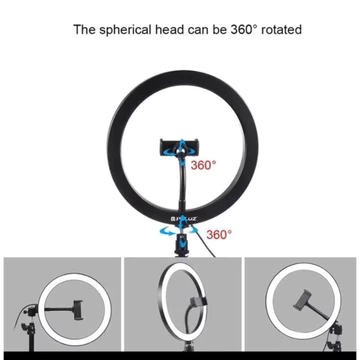 Paket Lengkap Ring Light 26cm Tripod 2.1M Untuk Selfie Live Streaming Foto Studio Vlog Live