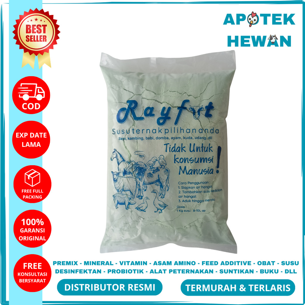 Jual SUSU TERNAK RAYFAT 1 Kg - Susu Premium Ternak Sapi Kerbau Kuda ...
