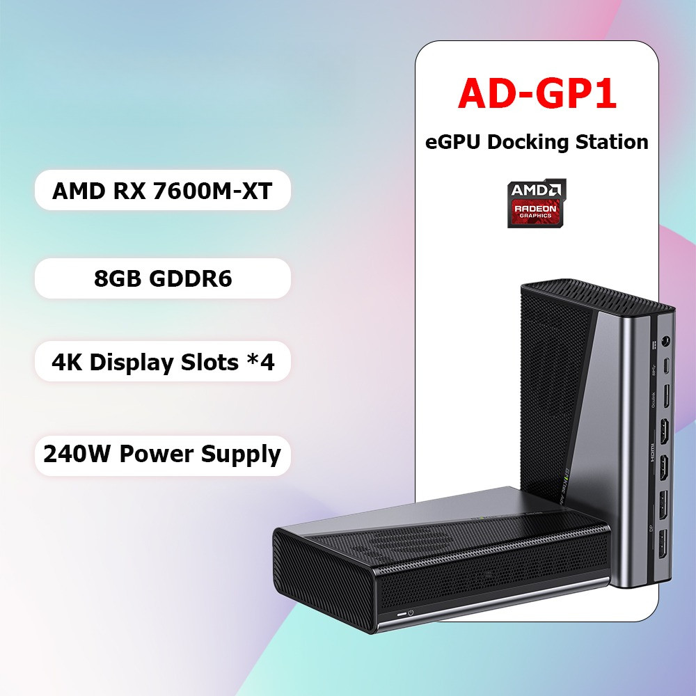 Jual ADGP1 EGPU Dock for Mini PC Laptop External GPU Docking Station ...