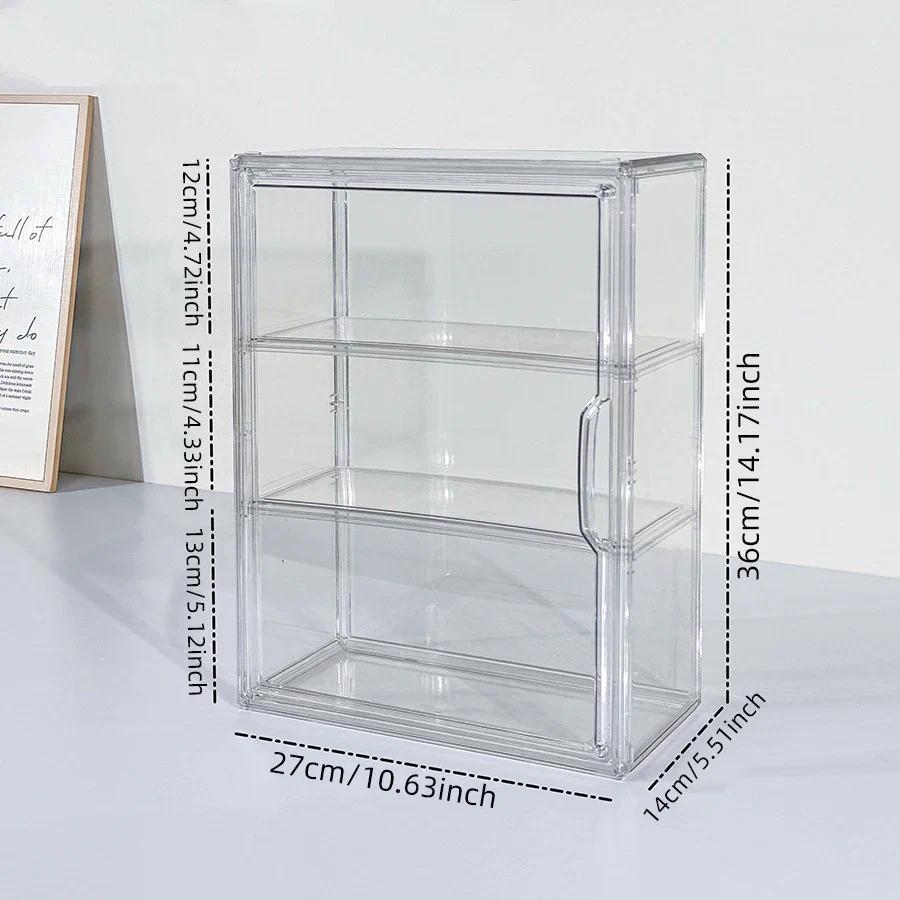 Jual NEW Storage Box Transparent Acrylic splay Boxes Dustproof Doll ...