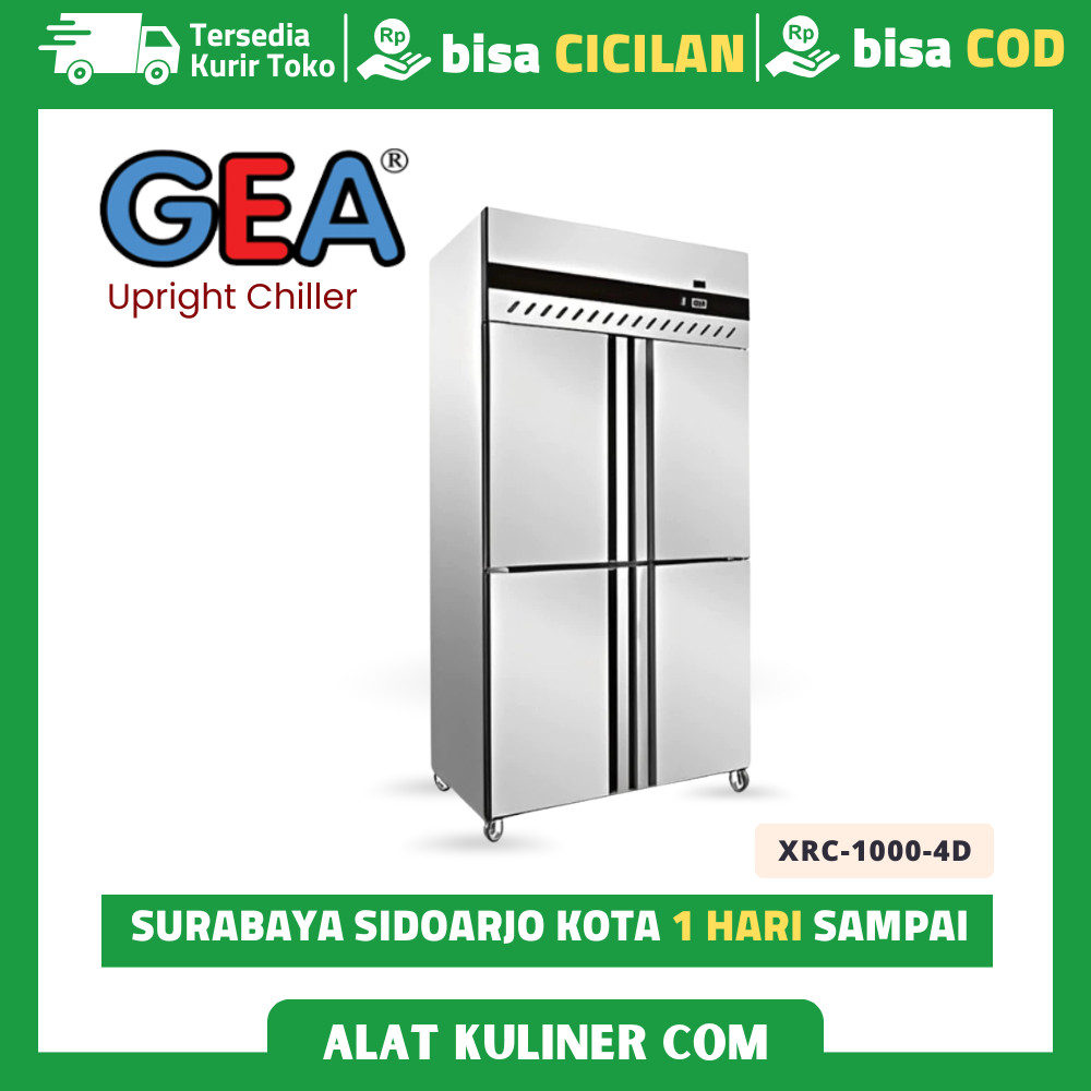 Jual S/S Refrigerator Upright Chiller RSA XRC-1000-4D Kulkas Pendingin ...