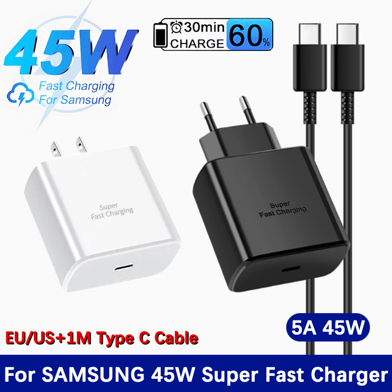 Jual Samsung 45W arger Super Fast arge Type C Adapter For Galaxy S24 ...